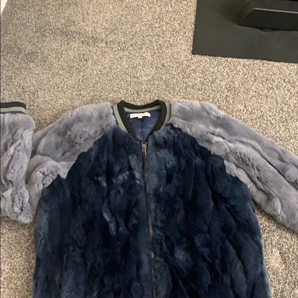 Heartloom faux fur bomber